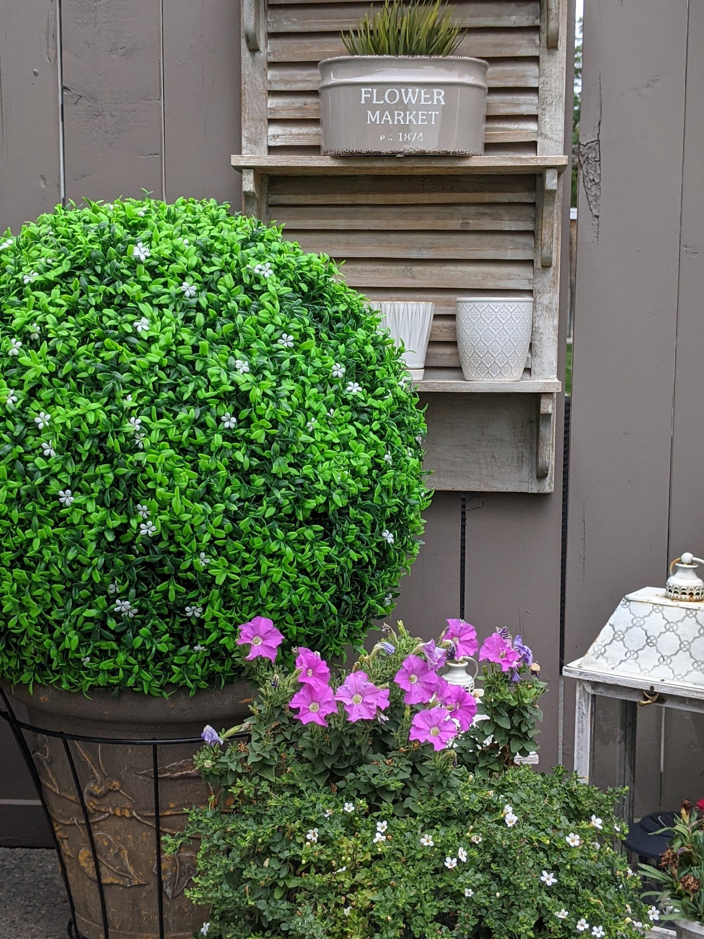 Last Day Promotion- SAVE 49%-Artificial Plant Topiary Ballš³