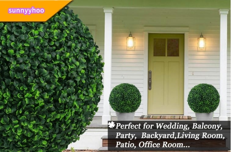 Last Day Promotion- SAVE 49%-Artificial Plant Topiary Ballš³