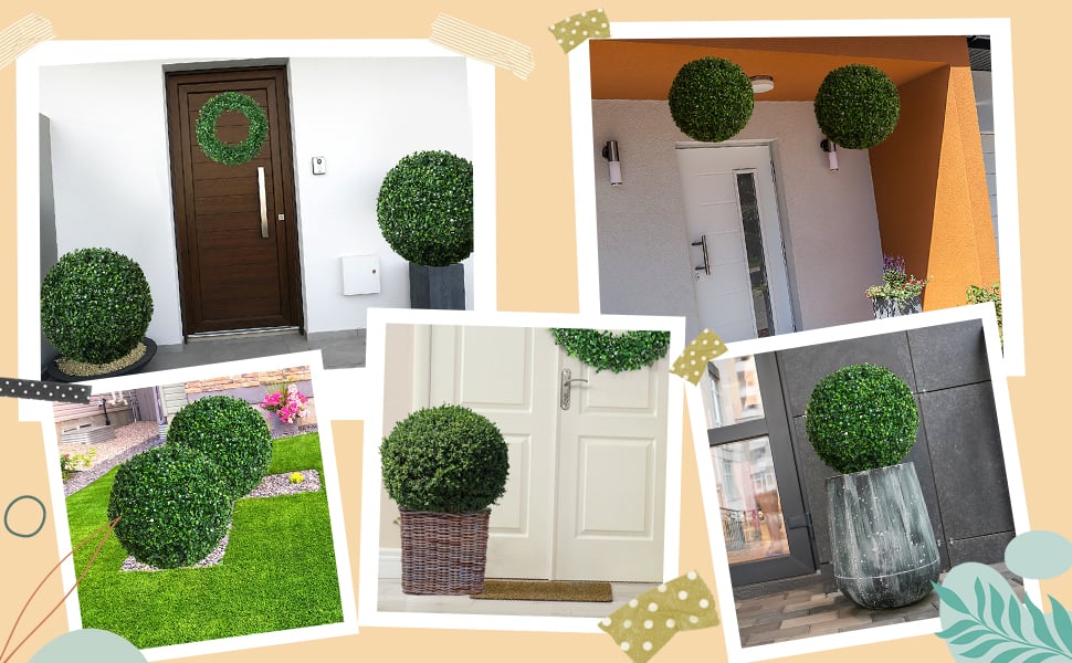 Last Day Promotion- SAVE 49%-Artificial Plant Topiary Ballš³