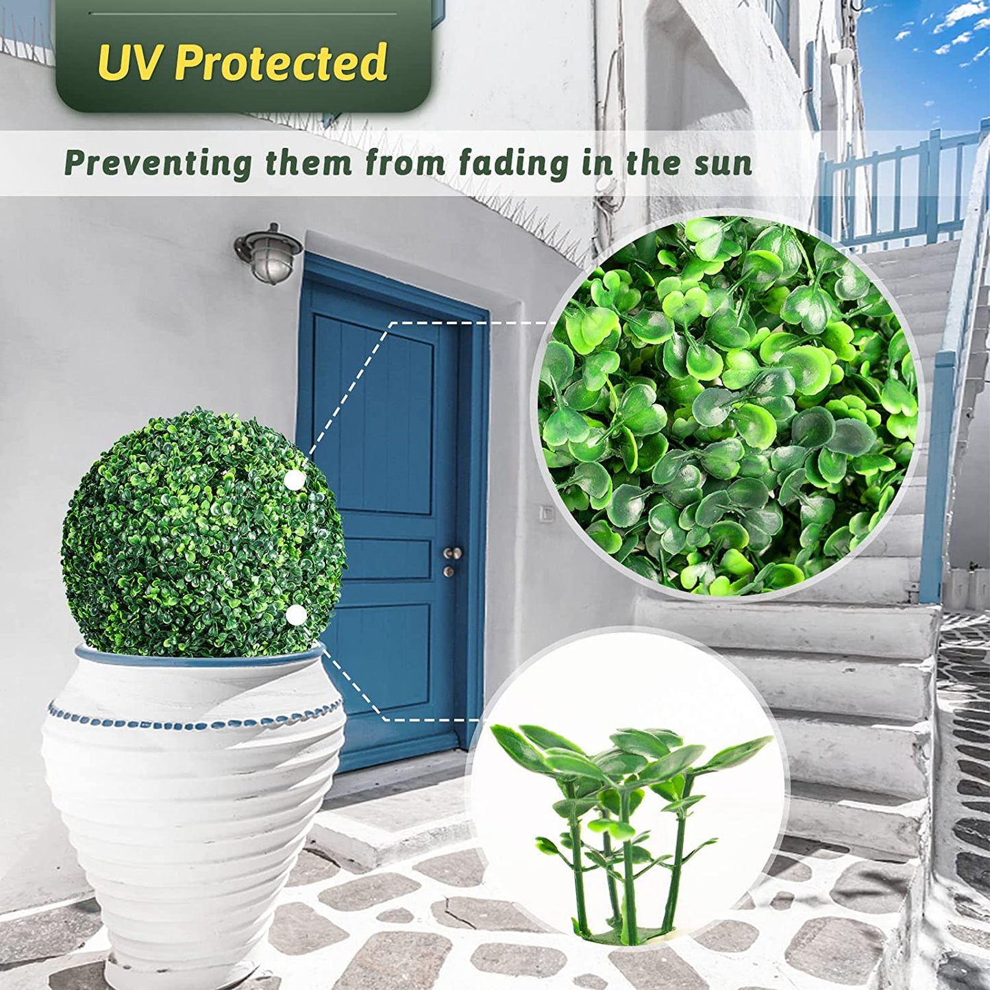 Last Day Promotion- SAVE 49%-Artificial Plant Topiary Ballš³