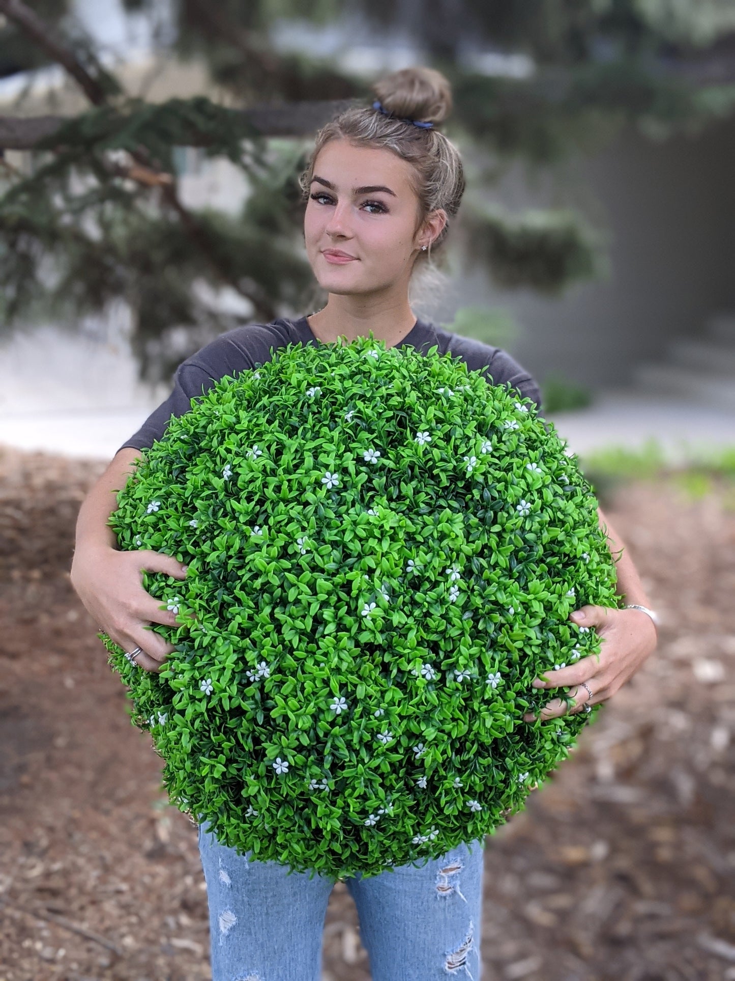 Last Day Promotion- SAVE 49%-Artificial Plant Topiary Ballš³