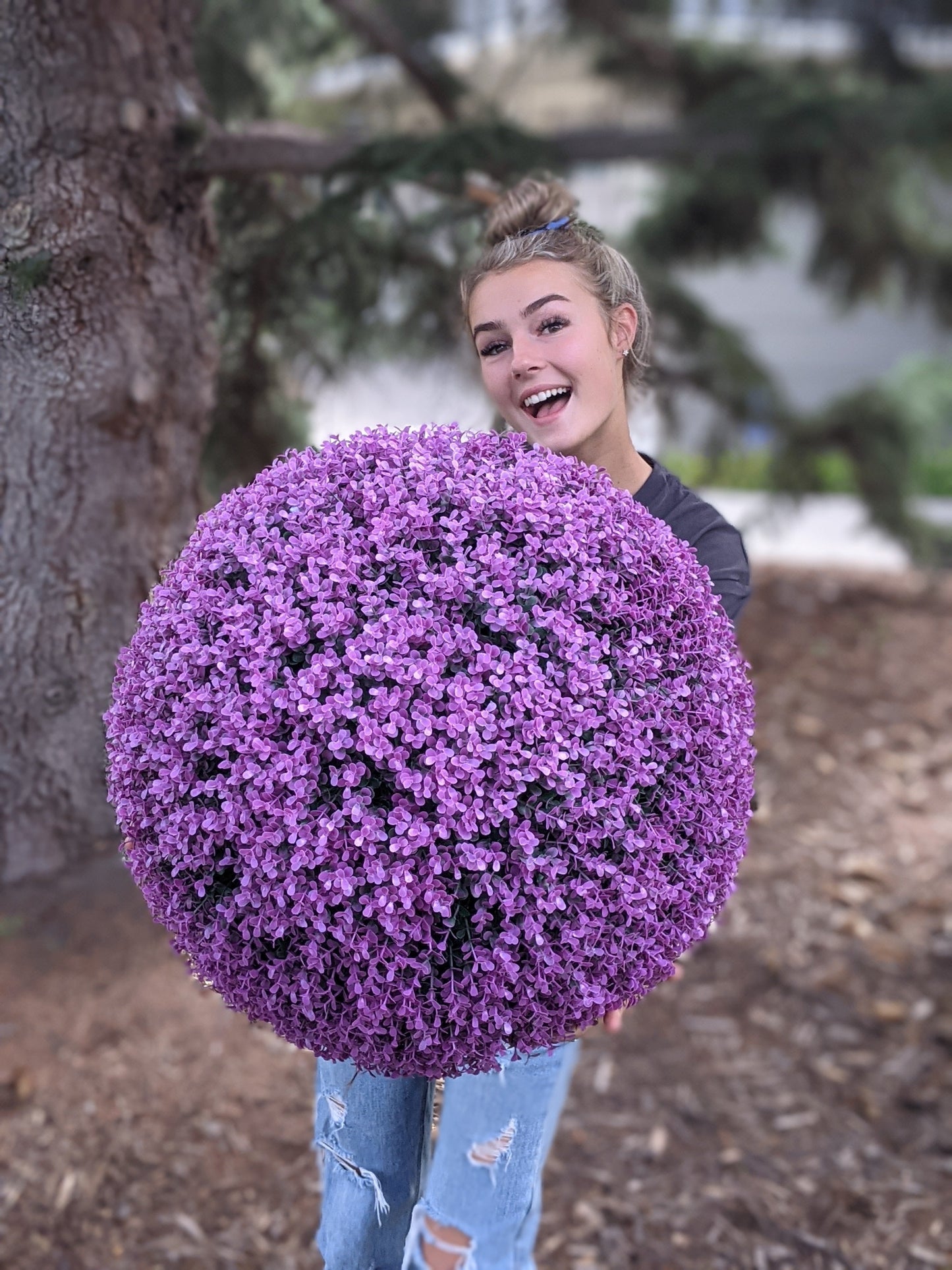 Last Day Promotion- SAVE 49%-Artificial Plant Topiary Ballš³