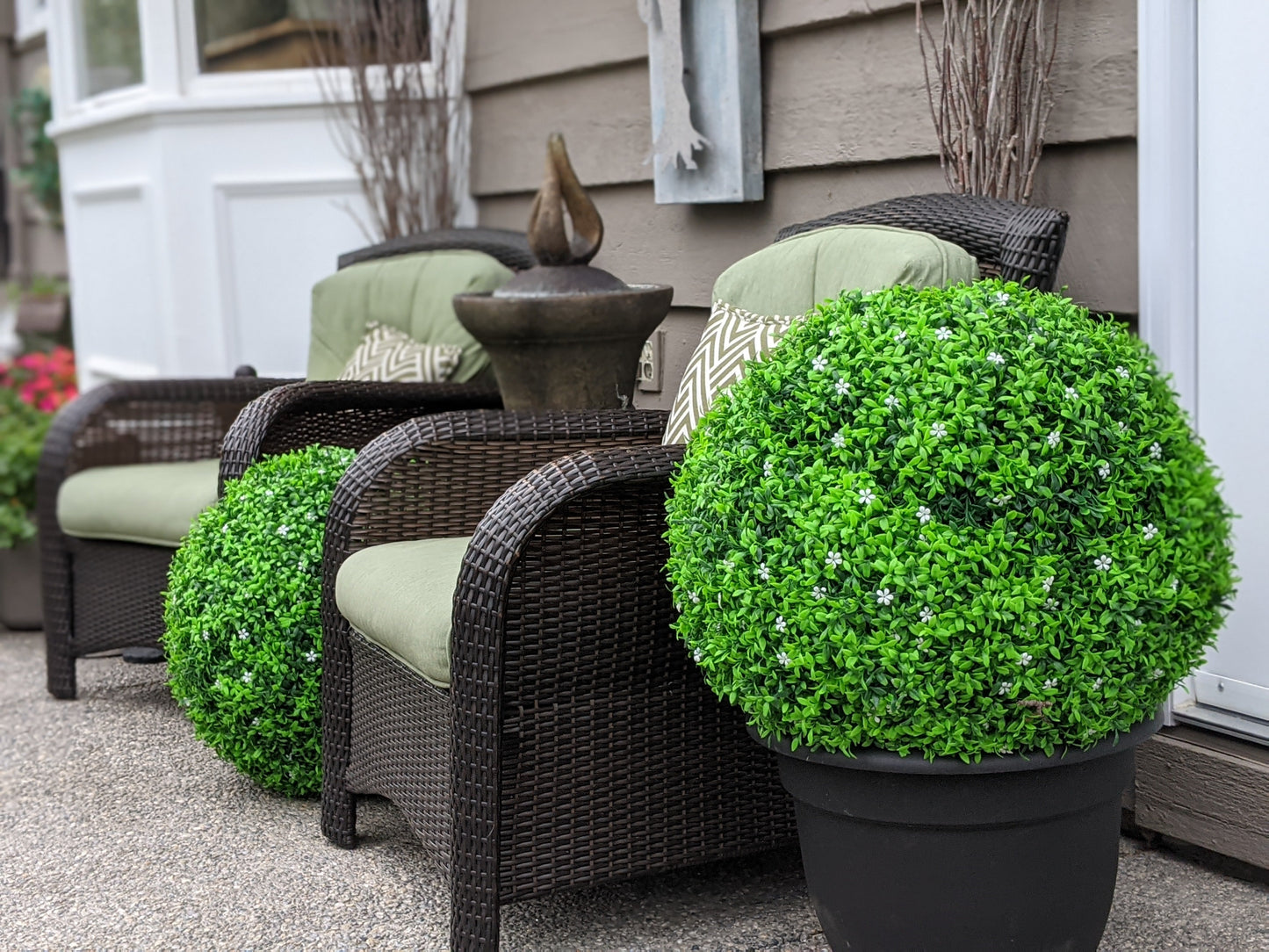 Last Day Promotion- SAVE 49%-Artificial Plant Topiary Ballš³