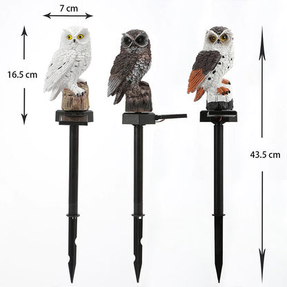 Halloween Pre Sale--Free shipping🔥Waterproof Solar Owl Light – LED Pathway Light for Lawn, Garden & Outdoor Decor